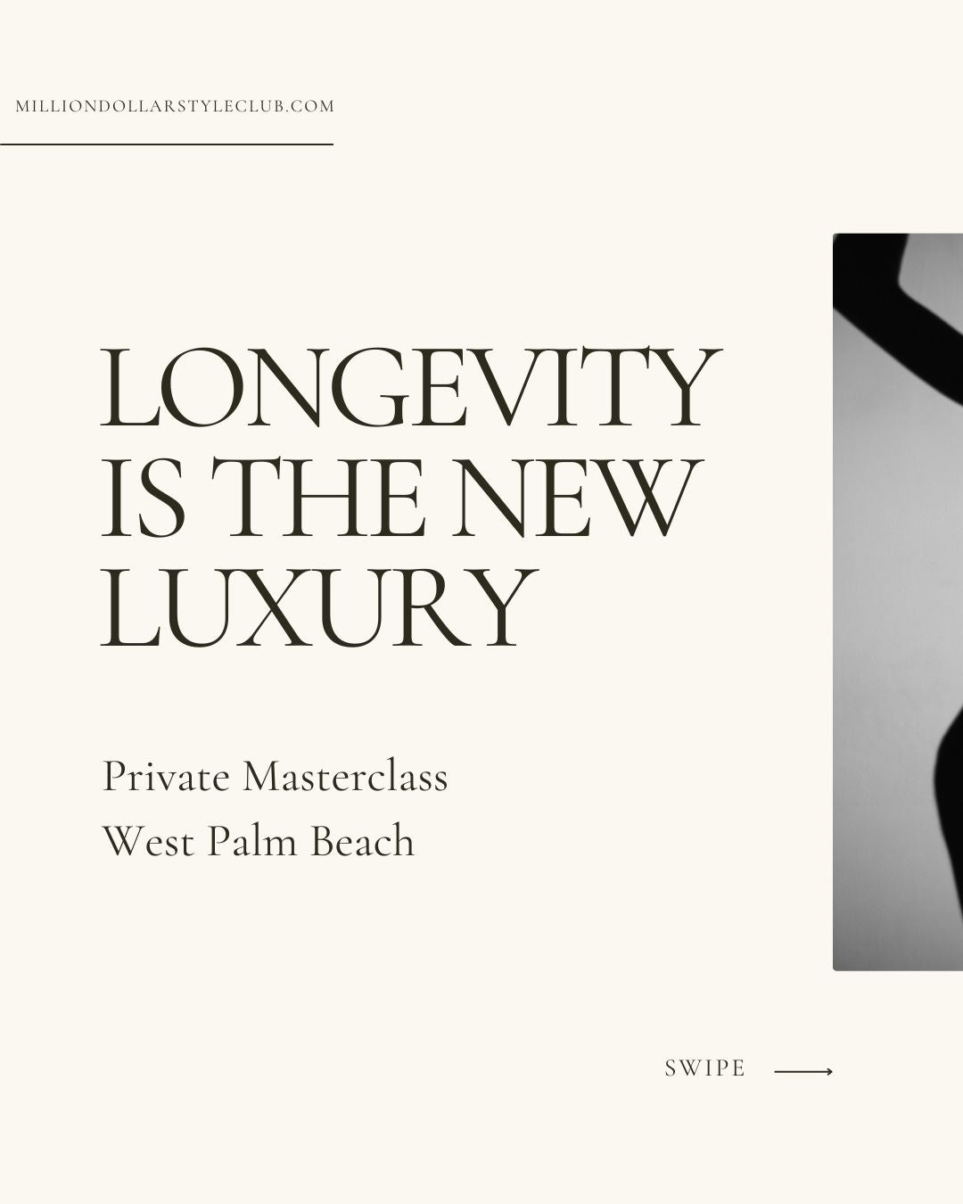 Longevity Is the New Luxury Event