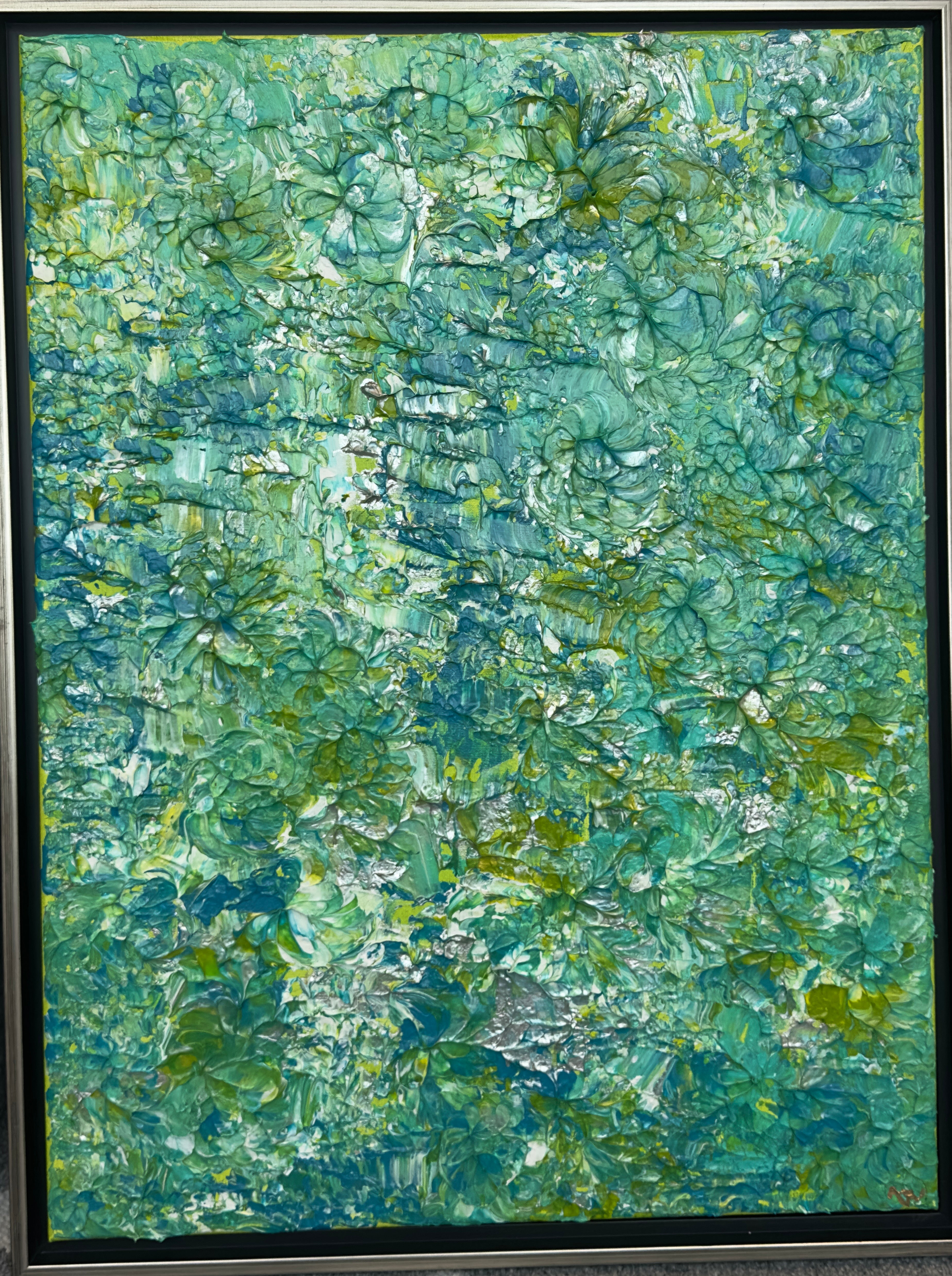 A unique acrylic + 24-karat gold art Workshop experience guided by Artist, Author Nadine Vogel and Artist Karen Hewitt Hagan.