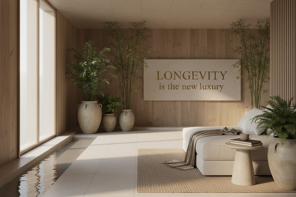 LONGEVITY is the new luxury.